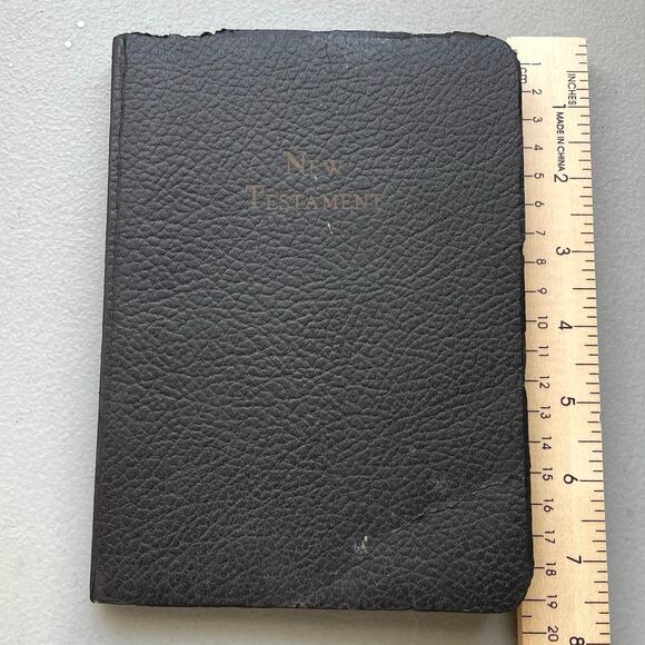 1936 Whitman Self-Pronouncing New Testament KJV Pocket Bible Racine WI USA - Picture 1 of 6